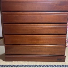 引き取り先決まりました！整理ダンス　収納家具　　差し上げます