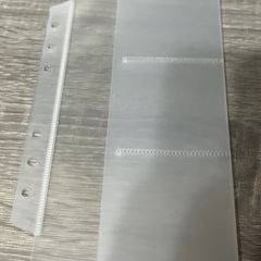 【0円】セリア　6穴バインダー用　ファイル　2種３枚ずつ