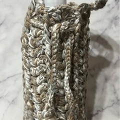 【0円】ペットボトルカバー　ニット　ハンドメイド