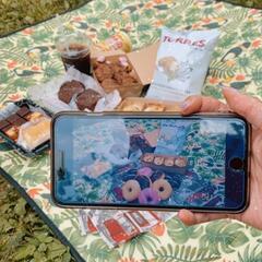 京都の鴨川でお花見ピクニック🌸