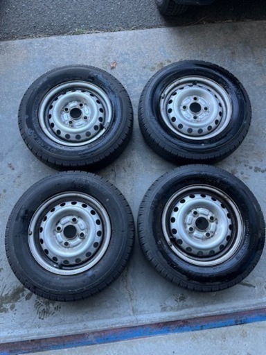 御成約致しました145R12 6PR★バリ山★4本夏タイヤセット★