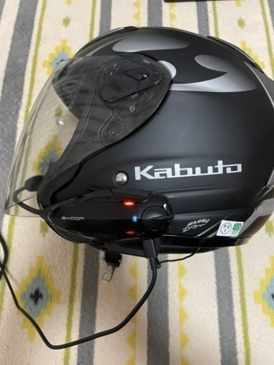 値下げしました　バイク用kabutoヘルメットインカムサインハウスB+com SB6X