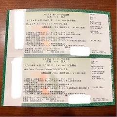 2024年4月20日(土) 14:00～ 広島vs巨人  内野自...
