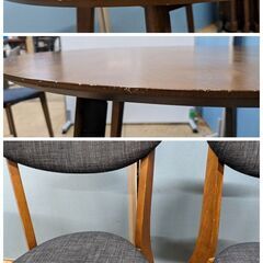 ☆ベガコーポレーション Koup Table ダイニングテーブルセット チェア2脚の画像
