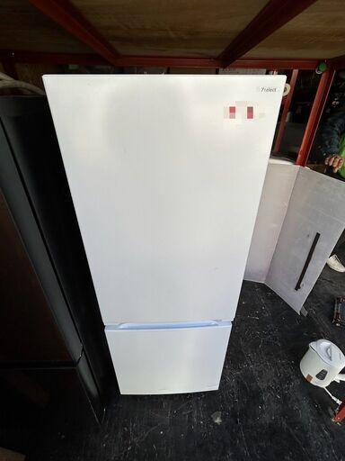 ☆中古￥11,800！Ｙselect　156㍑2ドア冷蔵庫　家電　2021年製　YRZ-F15J型　幅48㎝ｘ奥行き60㎝ｘ高さ127㎝　【BC201】