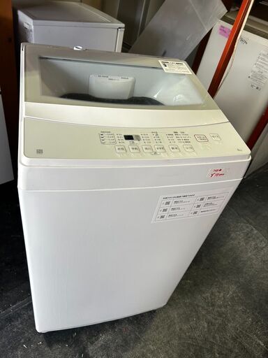 ☆中古￥13,000！ニトリ　6.0ｋｇ洗濯機　家電　2021年製　NTR60型　幅52㎝ｘ奥行き53㎝ｘ高さ92㎝　【BC204】