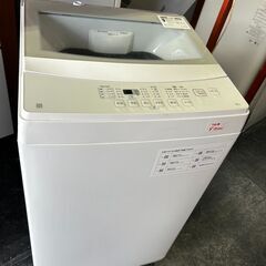 ☆中古￥13,000！ニトリ　6.0ｋｇ洗濯機　家電　2021年製　NTR60型　幅52㎝ｘ奥行き53㎝ｘ高さ92㎝　【BC204】