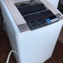 福岡市内配送設置無料　日立 HITACHI BW-D8TV  [ビートウォッシュ たて型洗濯乾燥機（8.0kg） 自動お掃除搭載 プラチナホワイト]の画像