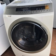 福岡市内配送設置無料 シャープ 洗濯乾燥機 ドラム式 プラズマ