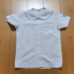 【お取引中】130センチ　福平小学校　女児　半袖　ブラウス　習字...