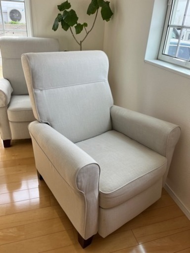 IKEA1人用リクライニングソファ