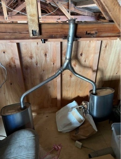 210クラウンハイブリッド 純正マフラー 新車外し