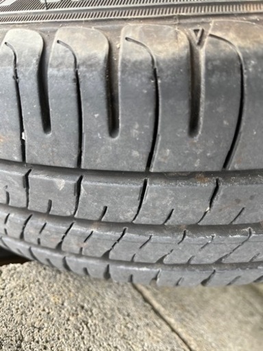EC204 DUNLOP タイヤ  鉄ホイール 4本 175/65R15 2021年製 