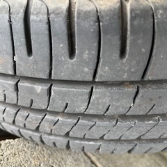 EC204 DUNLOP タイヤ  鉄ホイール 4本 175/65R15 2021年製 の画像