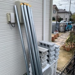 （只今お取引中です）単管パイプやブロックなど色々あります【激安】