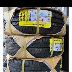新品タイヤ‼️ 新品未使用タイヤ！16インチホイール　タイヤ付き　165/45R16 4H穴　PCD100 ４本セット　タントムーヴワゴンRエヌボックスN-BOXスペーシアデイズルークス軽自動車軽トラックの画像