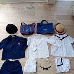 光明台幼稚園　制服　帽子　体操服　靴　体操服袋　スモック　エプロ...