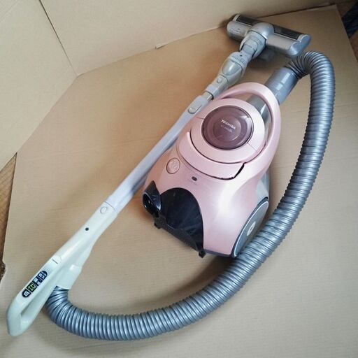 ★お届け可!!★ TOSHIBA サイクロン式クリーナー　掃除機 VC-J1000 ピンク