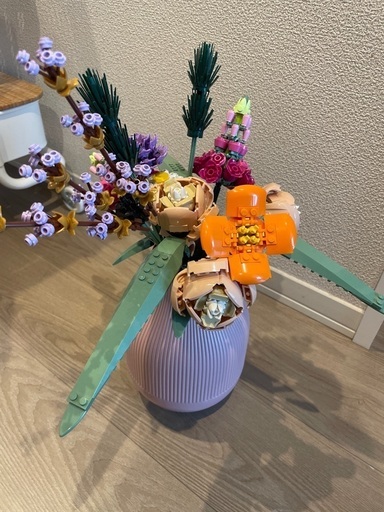 レゴ　フラワーブーケ 花瓶付き