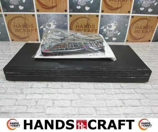 シャープ SD-NT1000 ブルーレイレコーダー リモコン付 2017年製 中古品 【ハンズクラフト宜野湾店】