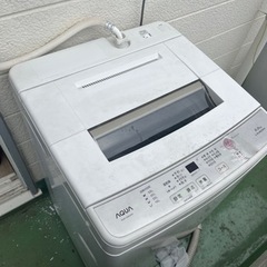 【引き渡し決定済】AQUA洗濯機　
