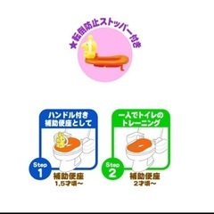 トイレトレーニング　補助便座　の画像