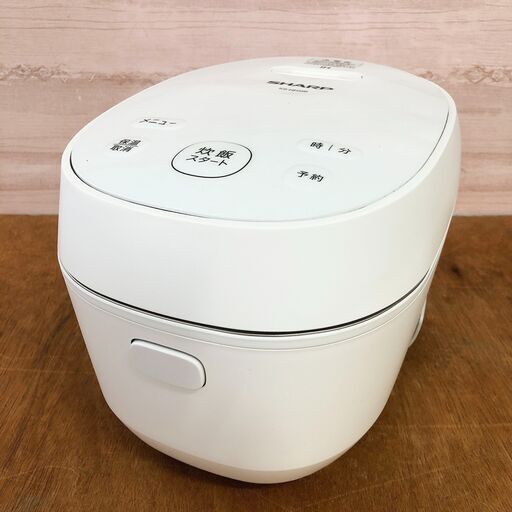 SHARP★IH 炊飯器 KS-HF05B ホワイト 3合炊 黒厚釜 匠の火加減 シャープ ひとり暮らし 美品