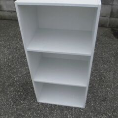 M18443 3段カラーボックス<幅：約42cm 奥行：約29c...