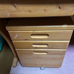 学習机　檜の画像