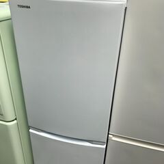 【FU782】★東芝  TOSHIBA      ノンフロン冷凍冷蔵庫  GR-T15BS   2021年式   153L  ホワイト  一人暮らし   ガラス棚  コンパクトサイズ  キッチン家電  クリーニング済 堺市 深井【ジャングルジャングル深井店】