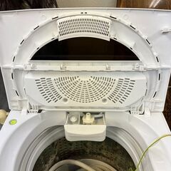 【稼動品】TOSHIBA 東芝 洗濯機 生活家電 2015年製 AW-6D3M(T) 6kg ホワイト 中古の画像