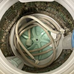 【稼動品】TOSHIBA 東芝 洗濯機 生活家電 2015年製 AW-6D3M(T) 6kg ホワイト 中古の画像