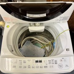 【稼動品】TOSHIBA 東芝 洗濯機 生活家電 2015年製 AW-6D3M(T) 6kg ホワイト 中古の画像