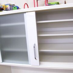 レンジボード 幅117.5cm 松田家具 キッチン収納 食器棚 ホワイト