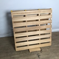 31 シングルベッド　すのこ　立てかけ用　ヒモ付きの画像