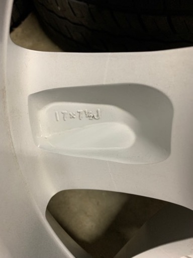 150プラド後期純正ホイール 新車外し ハイエース流用　