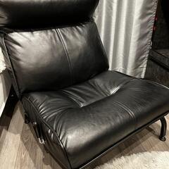 黒ソファー✩一人用の画像