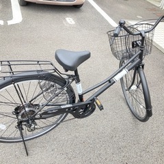 【お渡し日3/29夜】今年1月購入　自転車 6段変速、オートライト、27インチの画像