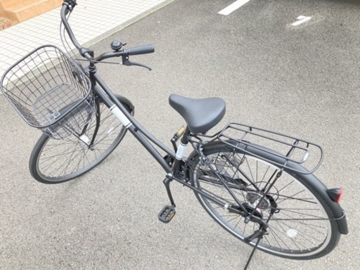【お渡し日3/29夜】今年1月購入　自転車 6段変速、オートライト、27インチ