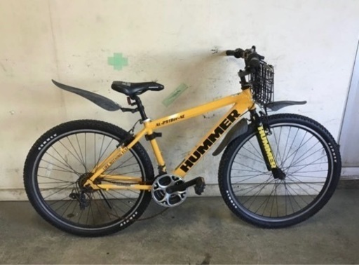 213□岐阜発　△HUMMER / マウンテンバイク / AL-2918er-AE / 3×6段変速 / 29インチ / 走行未確認 / 防犯登録あり / ジャンク品　R5.11/13□a