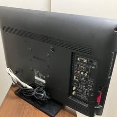 【引き渡し先決定】液晶テレビ　シャープAQUOS 24Vの画像