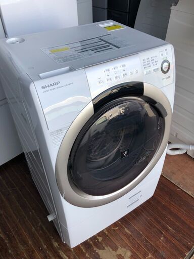シャープ SHARP ES-S70-WL [ドラム式プラズマクラスター洗濯乾燥機（7.0kg）