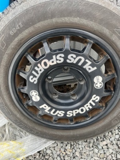 受け渡し予定決まりました175/80/16 ジムニー　夏タイヤ黒ホイール付１６インチ