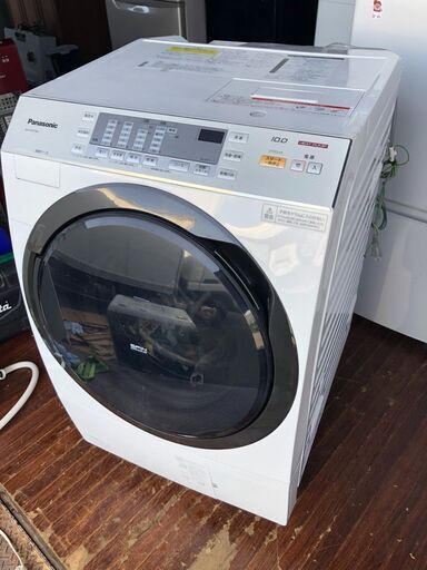 NA-VX3700L-W ドラム式洗濯乾燥機 クリスタルホワイト [洗濯10.0kg /乾燥6.0kg /ヒートポンプ乾燥 /左開き]
