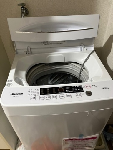 冷蔵庫、洗濯機、電子レンジ、電気ケトル