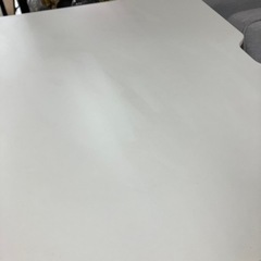 A2403-862 ワークデスク＋昇降式チェアセット※バラ売り不可  キズ、汚れありの画像