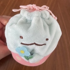 すみっコぐらし とかげ 巾着の画像