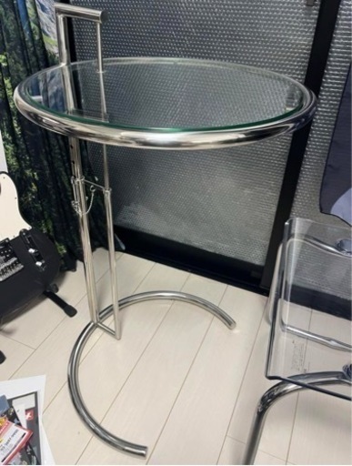 ステンレス　スチール　サイドテーブル　韓国　インテリア