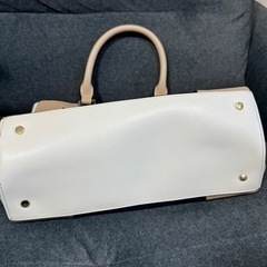 値下げしました！本革レザー トートバッグ トリコロールカラー  A4収納の画像
