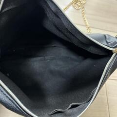 【中古美品】黒のショルダーバッグ(チェーン)の画像